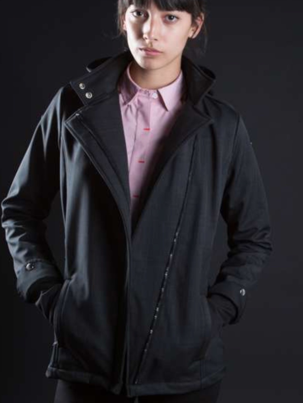 Betabrand Women's Bike to Work Hooded Jacket XS